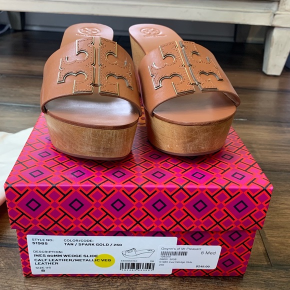 tory burch ines wedge
